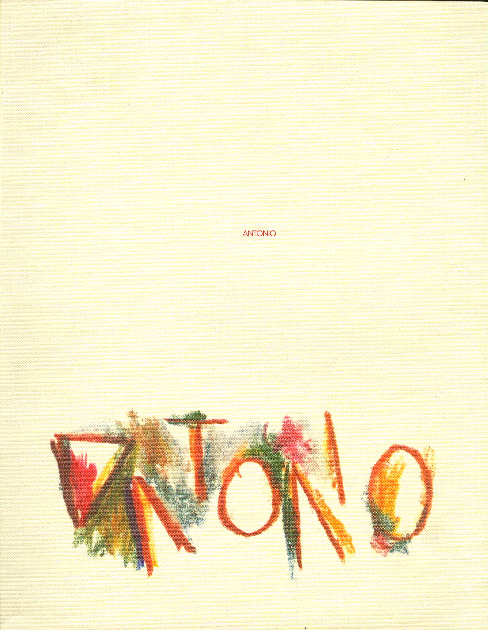 ANTONIO Catalogue Paris 1982